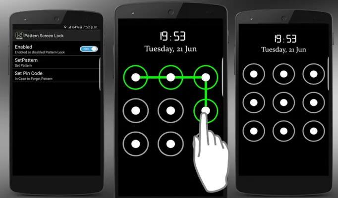 Pattern Screen Lock android App screenshot 0