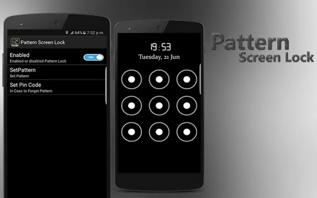 Pattern Screen Lock android App screenshot 1